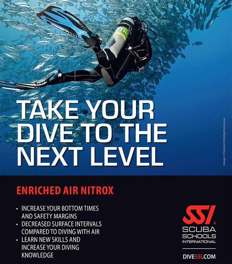 SSI Enriched Air Nitrox Course Adventure Locators